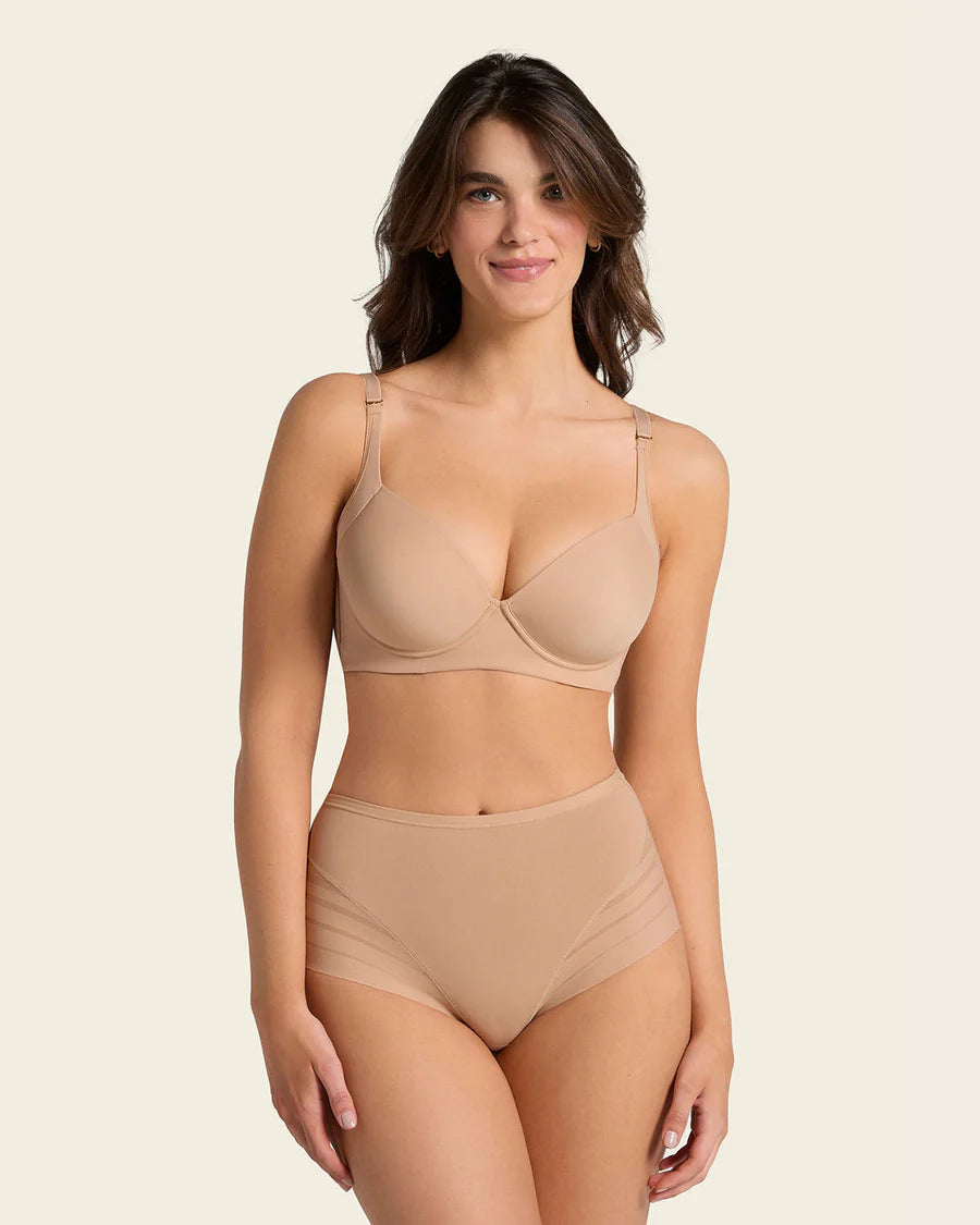 BreatheFit Lace High-Waist Briefs β Summer Tummy Control π«
