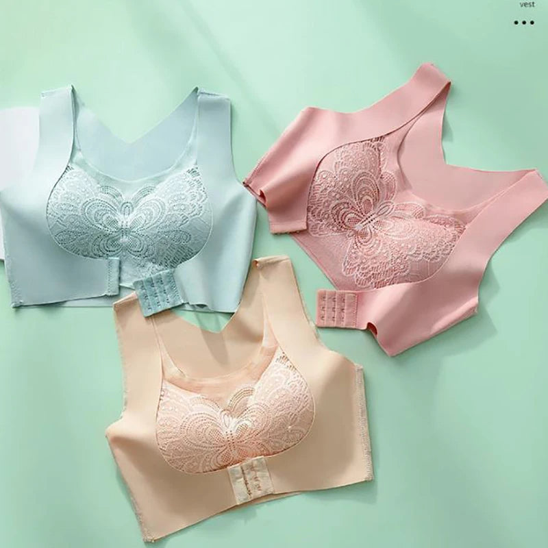 Intimate thread Closure Posture Corrector Bras/ Hump Tops Chest Support