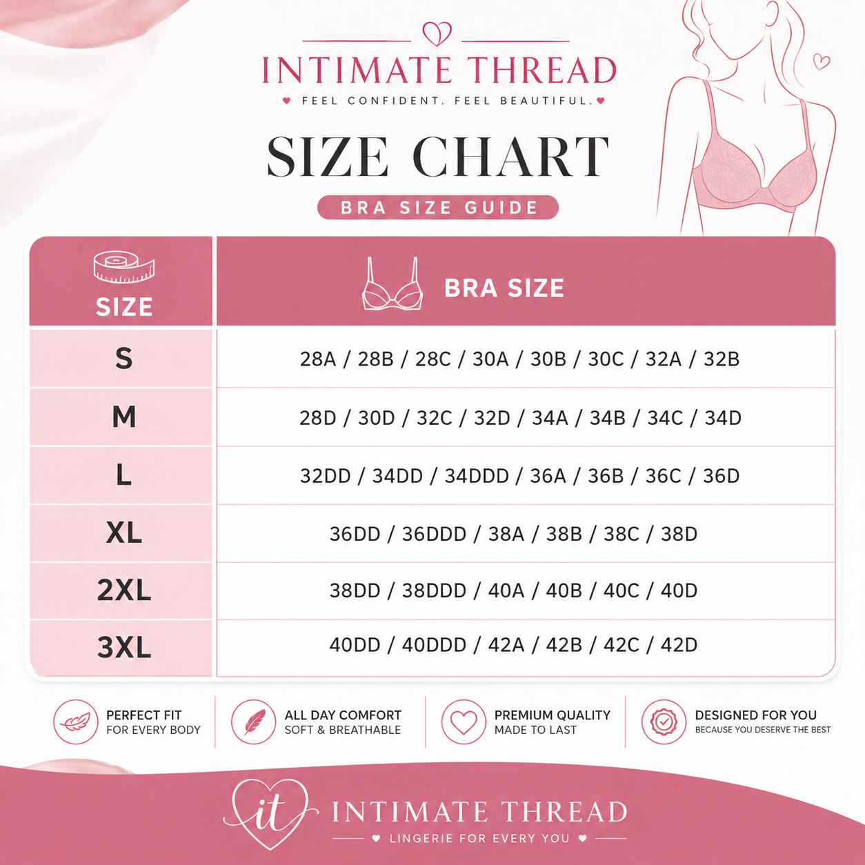 YouthBae Seamless Comfort Bra Wire free Padded Bra