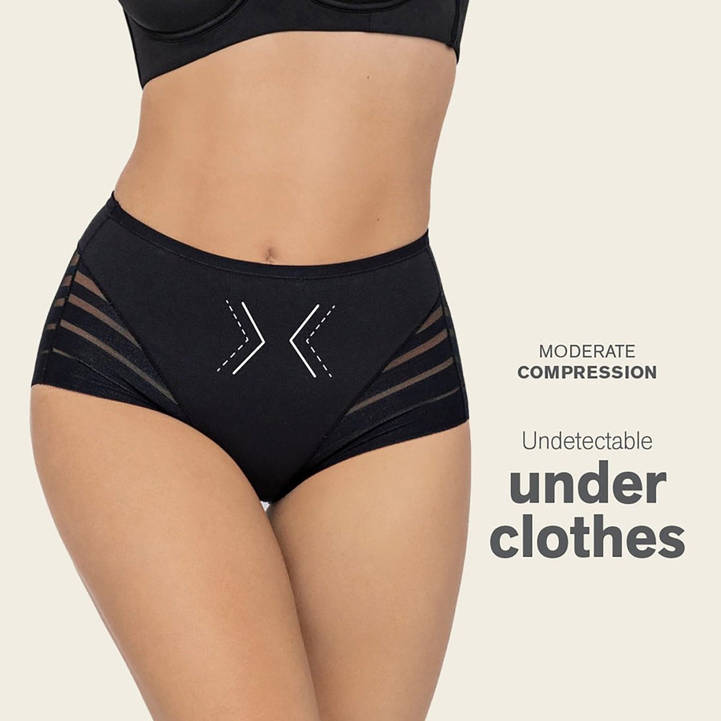 BreatheFit Lace High-Waist Briefs β Summer Tummy Control π«