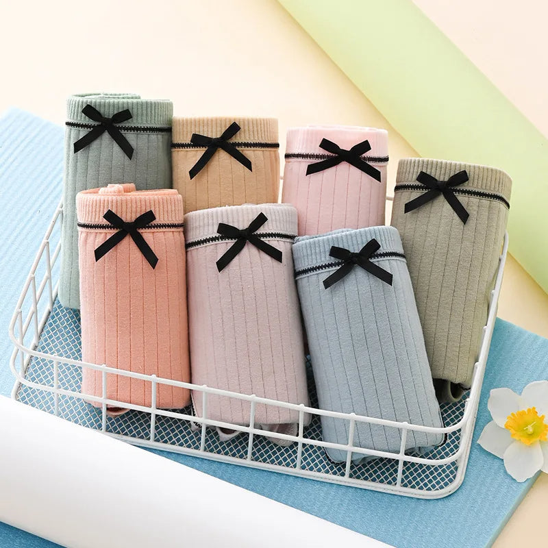 Cute Little bow Cotton Panties sets