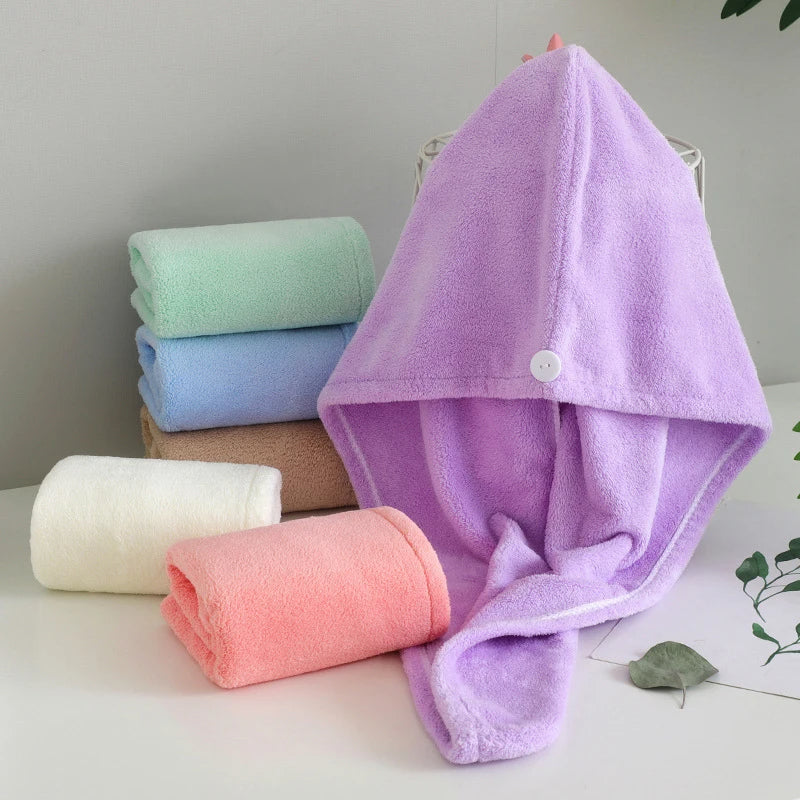 Hair Dry Turban Microfiber Towel Packs