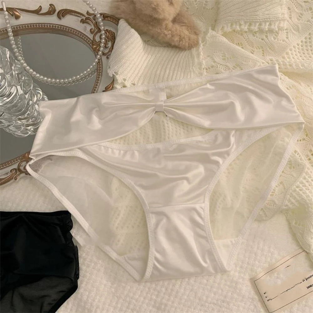 Girls Panties French Satin Women's Hollow Underwear 2024