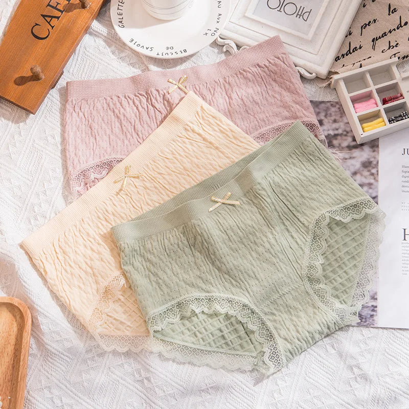 Intimate Thread Bowknot Lace Panty packs 🦋