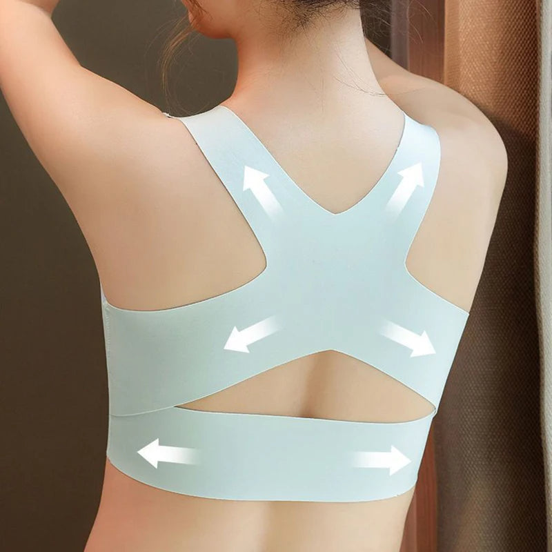 Intimate thread Closure Posture Corrector Bras/ Hump Tops Chest Support