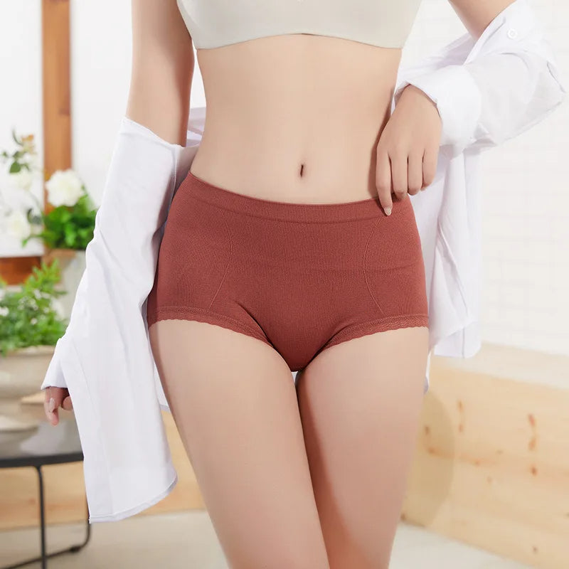 YouthBae's Breathable High waist Lace Panty (Pack of 4)