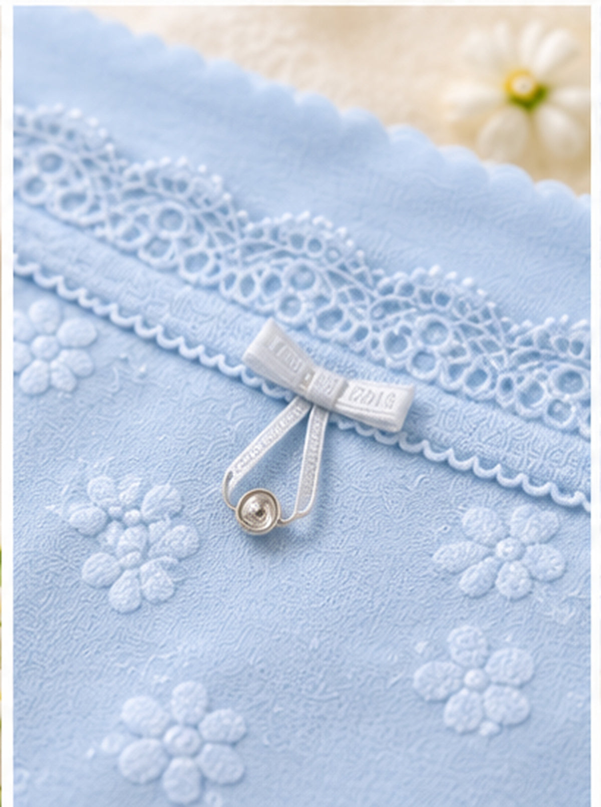 Cotton soft bow Floral panties packs (Pack of 3)