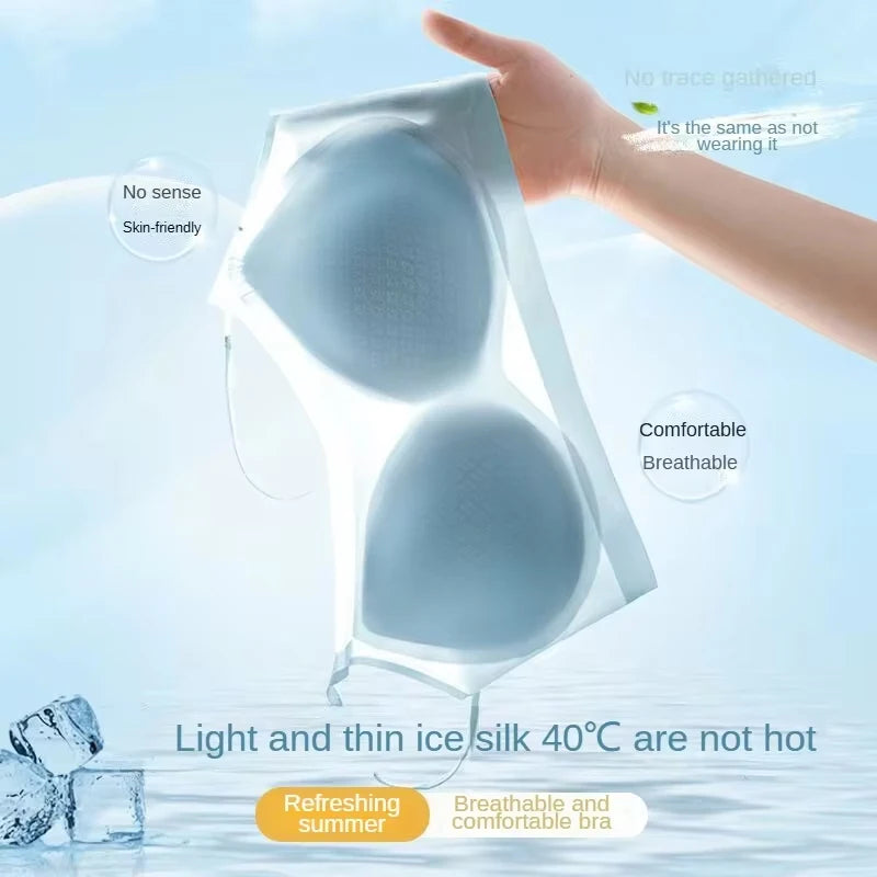 Seamless Ultra-Thin Ice Silk Bra Intimates Wireless Bralette