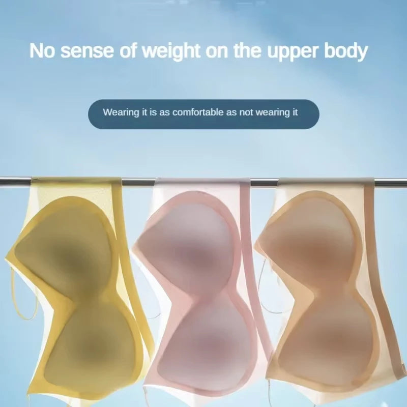 Seamless Ultra-Thin Ice Silk Bra Intimates Wireless Bralette