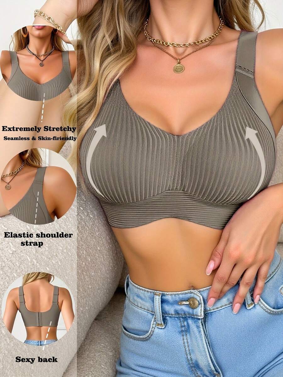 Intimate thread Wire-Free Seamless Comfort Bra for Daily wear
