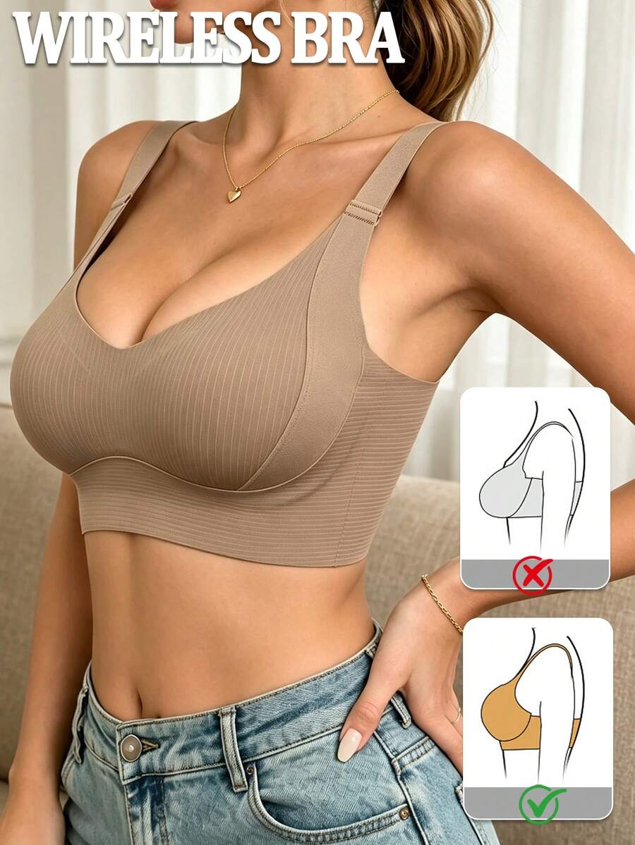 Intimate thread Wire-Free Seamless Comfort Bra for Daily wear