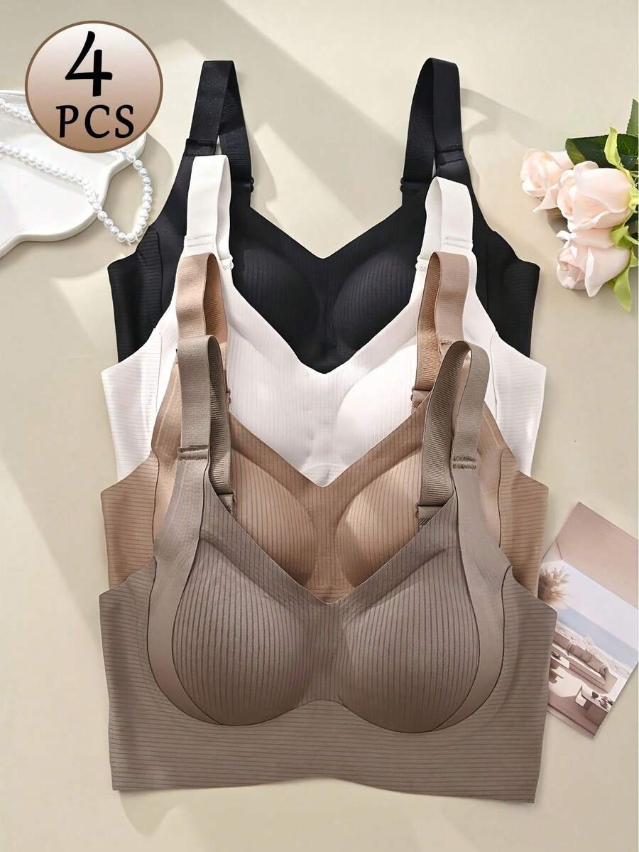 Intimate thread Wire-Free Seamless Comfort Bra for Daily wear