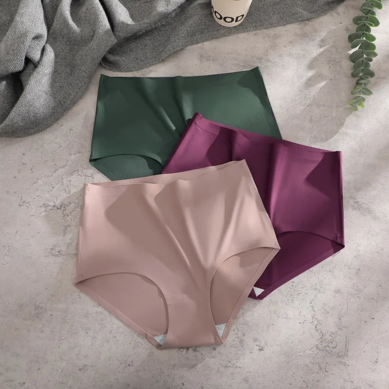 Intimate thread High waist seamless Panties Solid Colors