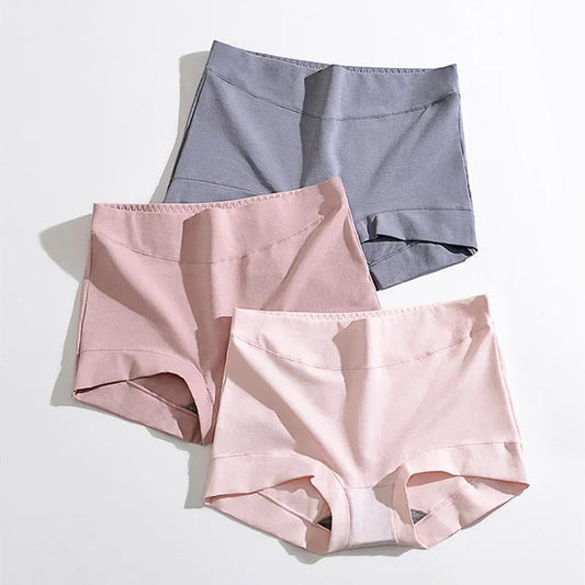 Plus size Panties Fashion briefs High waist (Pack of 3)