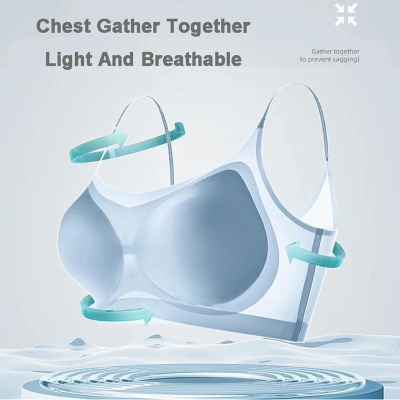Seamless Ultra-Thin Ice Silk Bra Intimates Wireless Bralette