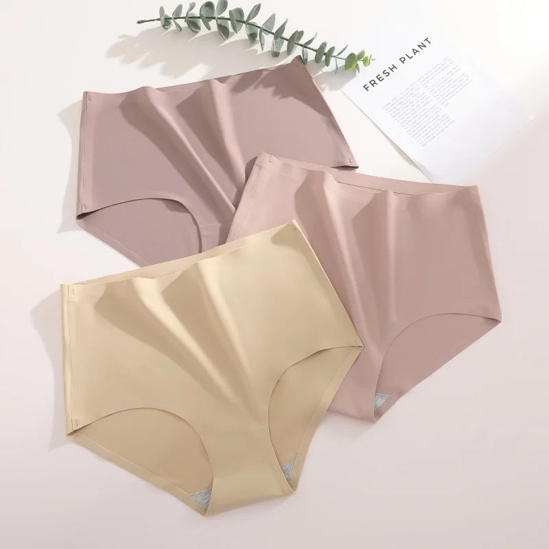 Intimate thread High waist seamless Panties Solid Colors