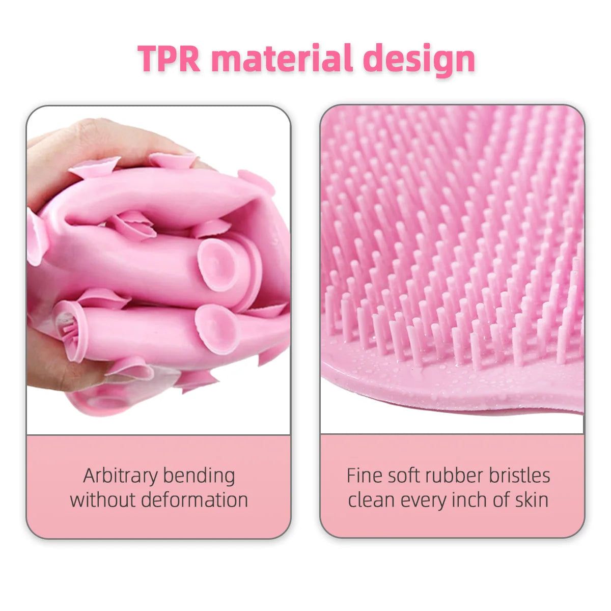 Silicone Shower Foot Scrubber Mat