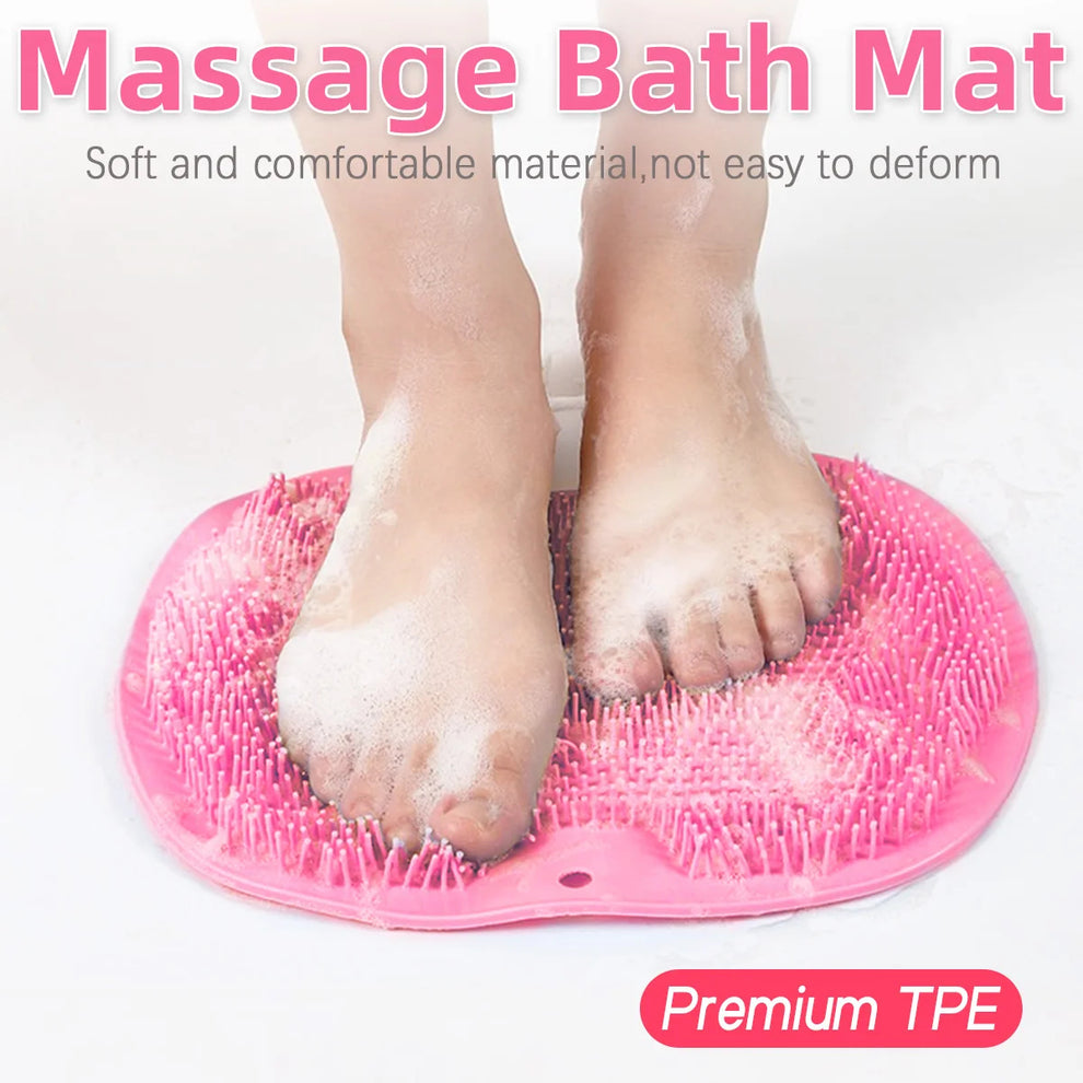 Silicone Shower Foot Scrubber Mat – Intimate Threads