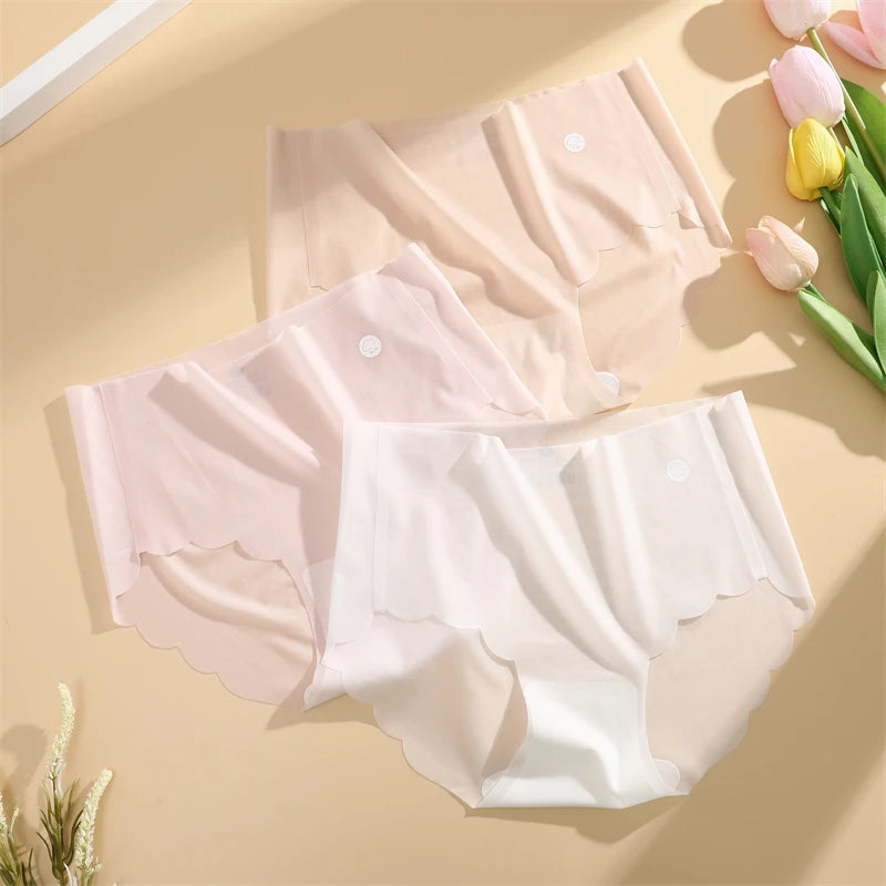 Ice silk no feel ultra thin panties