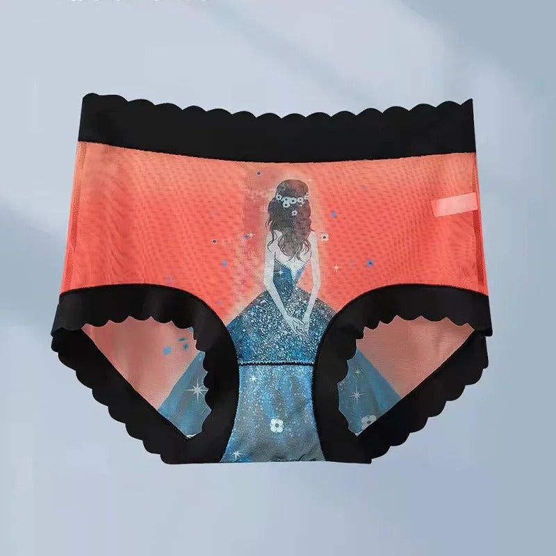 Beauty Patterned Lace Underwear For Women Thin Transparent High Elasticity Panties