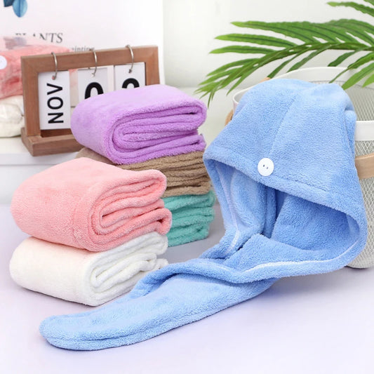 Hair Dry Turban Microfiber Towel Packs